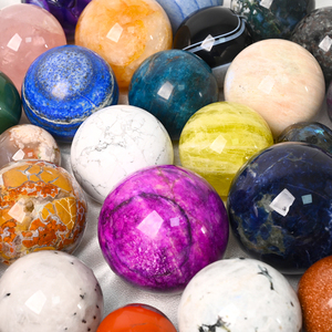Hand Carved Natural <b>Crystal</b> Sphere Hand Polished Ruby Zoisite Sphere <b>Ball</b> for Home Decoration - Product Image 5