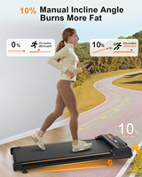 Fabricant de tapis roulants depuis 13 ans, OEM, tapis roulant électrique en acier silencieux pour la maison et le bureau, mini tapis roulant portable manuel inclinable