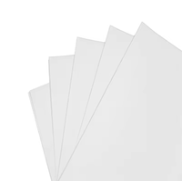 Autocollants en papier adhésif acrylique vierge personnalisables, options de fusion à chaud activées par l'eau, pour masquage, imprimables et inscriptibles, en feuille/rouleau