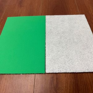 Tissu de lamination vert 3 mm 1250 g/m² ignifuge, imperméable, anti-rayures, en PP alvéolaire, protection de <span class=keywords><strong>sol</strong></span> découpable - Product Image 3