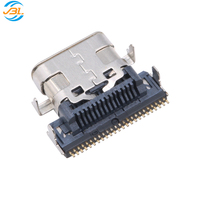 USB 3,2 Tipo-C 40 Gbps 24 Pin SMT DIP PCB Conector macho hembra Impermeable U4 Enchufe Conector USB Directo de fábrica