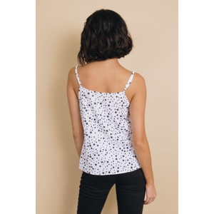 Canotta da donna con scollo largo da donna canotta traspirante all'uncinetto con decorazione in pizzo canottiera monoposto Casual per il risveglio primaverile - Product Image 3