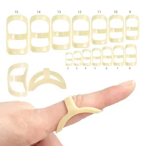 Hot Sale Beige Color Finger Sleeve Joint Protection Finger Splint For Mouse Hands Finger Brace Thumb Splint