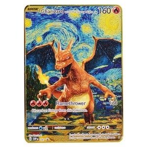 Cartes à collectionner Pokémon avec Charizard et Arceus - Cadeaux de collection tendance en ligne, emballage en boîte de couleur en papier, Zhejiang - Product Image 4