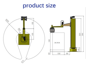 ประเภทคอลัมน์สำหรับหุ่นยนต์จัดเรียงอาหาร เครื่องดื่ม น้ำ ข้าว หุ่นยนต์วางพาเลท หุ่นยนต์ซ้อน และราคาหุ่นยนต์พาเลทไทเซอร์ - Product Image 3