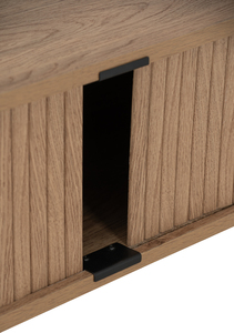 Rugged Industrial Oak Colour MALMO <b>Coffee</b> <b>Table</b> Metal Frame Rectangular Center <b>Table</b> <b>for</b> Urban Living Room and Office Reception - Product Image 6