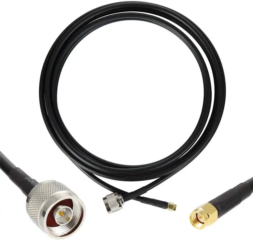 50ohm Đầu Nối Sma Đực Loại N Sang Đực Rg58 Lmr240 Lmr 400 Cáp Đồng Trục Tổn Thất Thấp Bộ Chuyển Đổi N Type Sang Sma