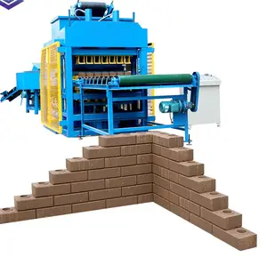 Maschine eine Brique Blocos Tijolos HBY7-10 ineinandergreifende Ton Ziegel Produktions linie Öko Lego Baustein Herstellung Maschinen
