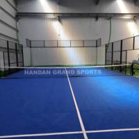 OEM/ODM, Pista de Pádel de Vidrio Templado para Interiores y Exteriores, Tipo Nuevo, Postes de Acero Multidiseño, Pista de Pádel Panorámica