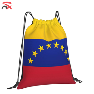 Sac à cordon personnalisé avec logo drapeau du Venezuela, sac de sport, sac à dos de gym, sac à collation pour femmes et hommes, vente en gros - Product Image 2