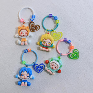 Llavero Creativo y Lindo con Forma de Auto, Decoración Delicada para Bolsos de Pareja, Pequeño Regalo al por Mayor, Llavero de Dibujos Animados de <span class=keywords><strong>Chicas</strong></span> <span class=keywords><strong>Malas</strong></span> - Product Image 2