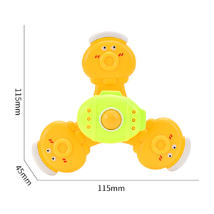 Montessori Enfants Bain Sucker Spinner Jouet Drôle Animal <span class=keywords><strong>Hochet</strong></span> Jouet de Bain pour Bébés <span class=keywords><strong>Ventouse</strong></span> Jouets de Bain pour Enfants - Product Image 5