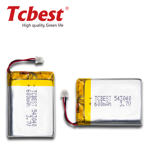 3.7v 600mah tc543040 रिचार्जेबल लिथियम पॉलिमर बैटरी पैक जेस्ट कनेक्टर रो प्रमाणित <span class=keywords><strong>2</strong></span> साल की वारंटी लाइसेंस - Product Image 2