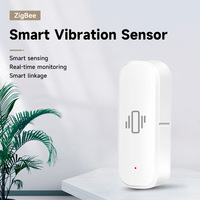 Capteur de vibration intelligent Tuya Zigbee pour la sécurité à domicile et en hôtel, protection IPS, application Smart Life, surveillance à distance en temps réel