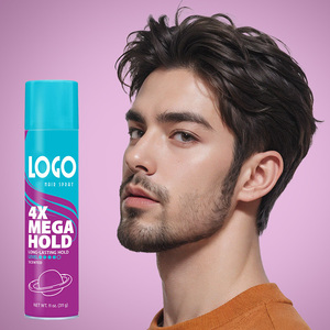 Spray coiffant biologique de marque privée anti-frisottis formule résistante à l'humidité commande en gros personnalisée pour les hommes cheveux bouclés texturisants - Product Image 1