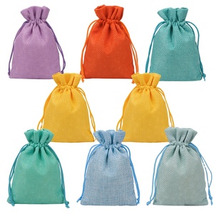 Sac à cordon personnalisé en toile de jute, lin, nylon, mousseline pour emballage de bijoux, sac anti-poussière pour chaussures - Product Image 1