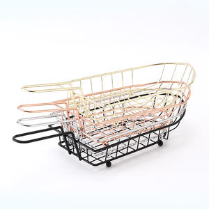 Panier alimentaire américain, usine chinoise, support de frites, treillis métallique, panier à friture, <span class=keywords><strong>passoire</strong></span> pour Restaurant, Bar - Product Image 3