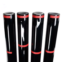 Film de protection de peinture (PPF) TPU auto-cicatrisant, anti-jaunissement, noir brillant, qualité supérieure 7,5 mil, fabriqué sur mesure en Guangdong pour voitures