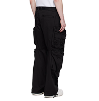 Pantalon cargo de survêtement personnalisé pour homme, style baggy, chaud, en toile vert menthe, effet vieilli, style punk, marque Inde Chine, couleur noirâtre, haute qualité