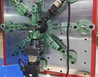 Machine de cintrage de barres CNC servo 5 axes sans came pour bobinage en épinglette, pour moteur de véhicule électrique, barre plate en cuivre, torsion, poinçonnage et bobine de transformateur