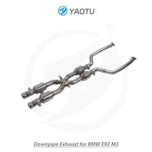 Ống xả xuống bằng thép không gỉ hiệu suất cao YT kiểu chữ X giữa dành cho BMW E92 M3 - Product Image 5