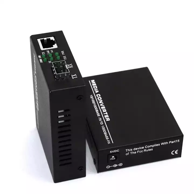 High Quality Good Price Media Converter Gigabit 10/100/1000M Fiber Port Media Converter