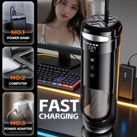 Masturbateur masculin automatique à 9 vibrations et 5 modes de succion, prix usine, jouet pour adultes, vente en gros, OEM, machine de masturbation pour hommes