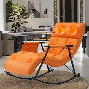 VCT Fashion Body Elektrischer Knetender Vibrations-Shiatsu-Schaukelstuhl Massagesessel Mini Relax Schaukel-Massagestuhl - Product Image 6