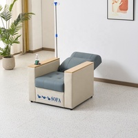 Chaises modernes de salle d'attente clinique, banc de réception 3 places pour bureau médical, sièges patients et hall de cliniqu