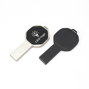 Lecteurs flash <span class=keywords><strong>USB</strong></span> de grande <span class=keywords><strong>capacité</strong></span> en vrac d'usine avec le logo léger mené forme de <span class=keywords><strong>clé</strong></span> de lecteur flash Usb2.0 Usb3.0 - Product Image 2