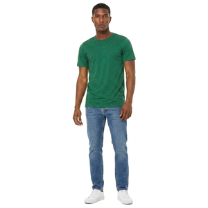 Nouveau T-shirt à manches courtes en jersey pour homme, mélange de trois tissus, respirant - Product Image 1