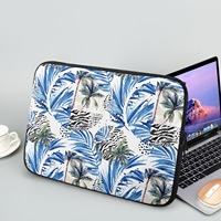 Housse pour ordinateur portable durable de 17 pouces, sac portable en néoprène personnalisé, matériau polyester avec fonction antichoc