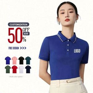 Soldes : T-shirt de golf personnalisé unisexe à manches courtes, 180g, printemps-été, mélange coton-élasthanne, élastique, anti-plis, respirant - Product Image 3