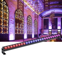 Projecteur mural DMX512 RGBW haute puissance 196W pour éclairage de scène, fêtes, mariages, bars et façades de bâtiments