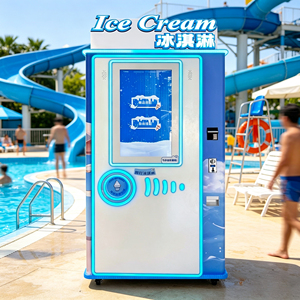 Máquina Expendedora de Helados y Alimentos Congelados OEM/ODM, Precio de Fábrica, Pantalla Táctil de 32 Pulgadas, 16 Variedades, Conexión Wi-Fi Inteligente - Product Image 1