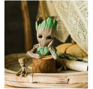 Adorable Resin Baby <strong>Groot</strong> Tree Man for Pens Holder Pens Pot Decoration - Product Image 5