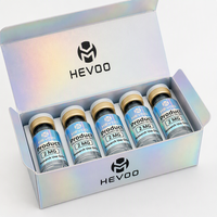 Étiquettes personnalisées pour flacons de laboratoire 2 ml, étiquettes individuelles pré-découpées avec finition holographique pour la présentation de flacons de laboratoire personnalisés