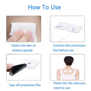 50*50 diri perekat bantalan elektroda <span class=keywords><strong>Tens</strong></span> Unit Gel Patch pengganti sepuluh mesin bantalan Gel elektroda puluhan sekali pakai elektroda Ecg - Product Image 6