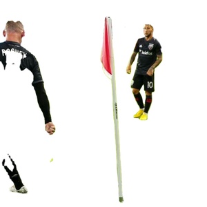 Bandera de esquina de fútbol portátil con estaca de resorte de repuesto, impresa a medida en color y tamaño, con poste de 150 cm - Product Image 6