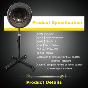 Vaporizador de Cabello Profesional de Alta Calidad CB-L6628 de 1000w, Equipo de Belleza para Salón de Belleza, Calentador de Cabello - Product Image 6