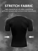 Ensemble de sport d'été imprimé pour homme : T-shirt à manches courtes + pantalon de survêtement ample en nylon – Tenue décontractée polyvalente et respirante
