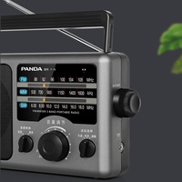 Radio rétro portable PANDA de haute qualité, vente directe du fabricant, 2 bandes FM/AM, haute sensibilité, piles format D, alimentation LED