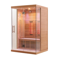 Ruang Sauna inframerah jauh, ruang Sauna hem kayu Kanada, ruang Sauna inframerah jauh, ruang Sauna dalam ruangan 2 orang