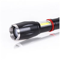 Linterna Led recargable por Usb, luz de defensa para la cabeza, 2km