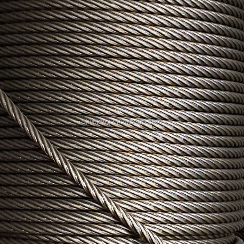 Электрический подъемник, оцинкованные проволочные канаты из нержавеющей стали для крана