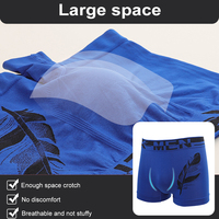 2025 nouveauté hommes mi-hauteur sous-vêtements respirant Boxer slips Polyamide Elastano extensible sans couture hommes caleçons