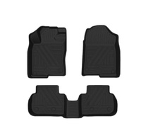 Tapis de sol de voiture de luxe Artes TPE, écologiques, sur mesure en usine, vente en gros, antidérapants, 3 pièces, 2 mm d'épaisseur, parfaits tapis de sol de voiture 3D
