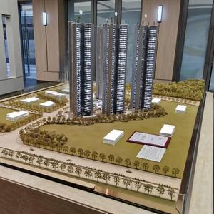 Mô hình xây dựng thành phố cao 3D in Nhà phát triển bất động sản thu nhỏ bất động sản 1:100 mô hình quy mô kiến trúc - Product Image 4