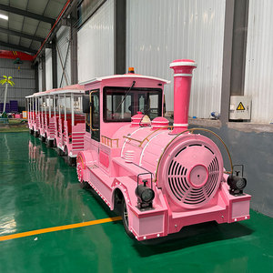 Train électrique sans rails à forte adhérence au sol, structure <span class=keywords><strong>de</strong></span> pneus, pour conduite complexe sur routes et parcs - Product Image 6
