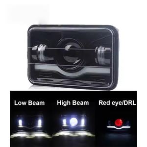 Proyector de Alta Calidad S1 con Luz Alta y Baja, Lente de Faro Cuadrada de 4x6 Pulgadas, 45 Vatios, IP68 Impermeable, 12-24v DC, Ajuste Universal - Product Image 5